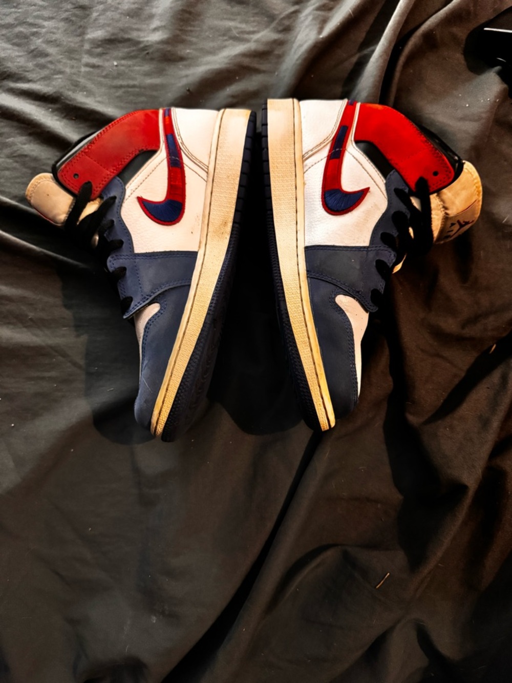 Air Jordan 1 Mid SE GS “Multicolored Swoosh” Sz. 6.5Y BQ6931-146